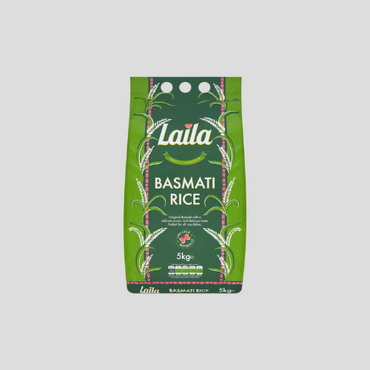 Laila Basmati Rice 5Kg - Premium Quality Long Grain Rice